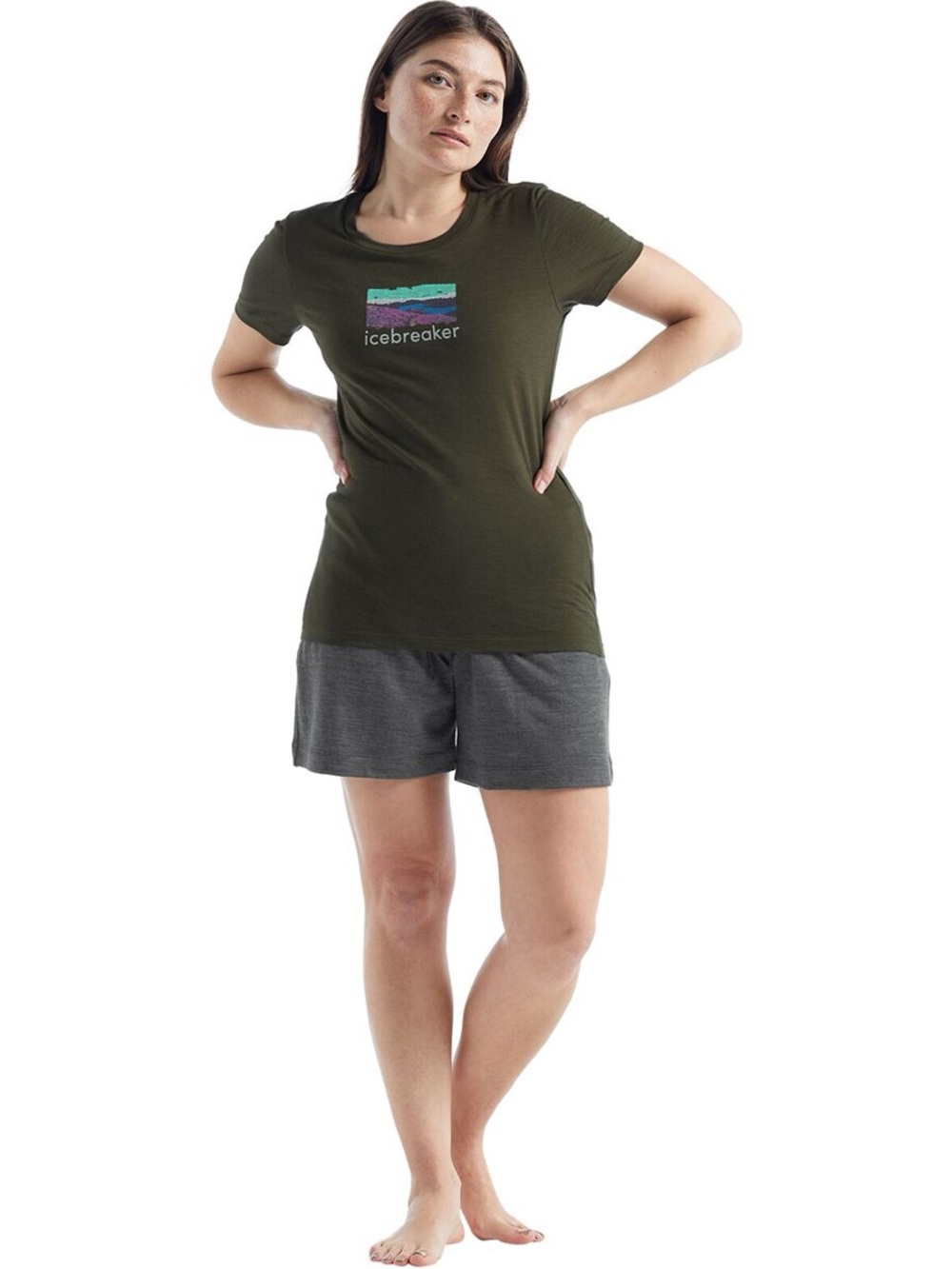 NWT Icebreaker Tech Lite II 💯 Merino Wool Trailhead Tee